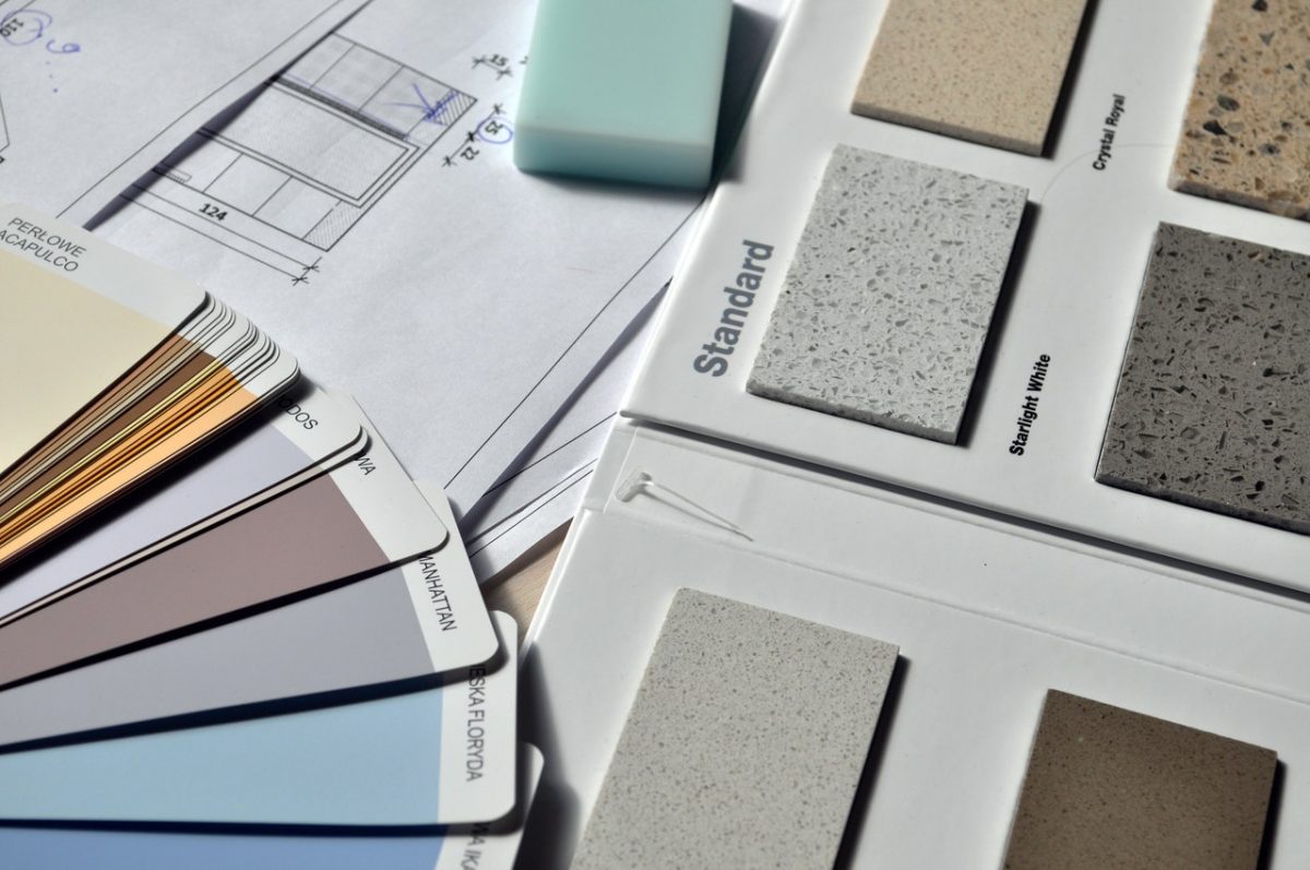 Paint samples for renovating your home